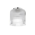 Dainolite NAD-71FH-PC-FL Nadine 60W Clear LED Flush Mount