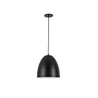 Dainolite OFE-111P-MB Ofelia 1-Light 60W Matte Black Pendant