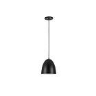 Dainolite OFE-71P-MB Ofelia 1-Light 60W Matte Black Pendant