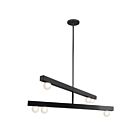 Dainolite RAL-306C-MB Raleigh 6-Lights 150W Matte Black LED Chandelier