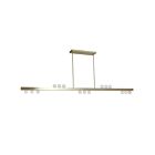 Dainolite RAL-7215HP-AGB Raleigh 15-Lights 375W Aged Brass Pendant