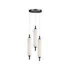 Dainolite TYA-1230LEDP-MB Typha 3-Lights 30W Matte Black Pendant