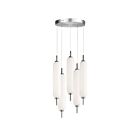 Dainolite TYA-1250LEDP-PC Typha 5-Lights 50W Polished Chrome Pendant