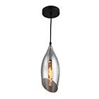 Dainolite ABB-61P-SM Abba 1-Light 60W Black Incandescent Cord Pendant