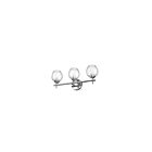 Dainolite ABI-203W-PC Abii 3-Lights 120W Polished Chrome Halogen Vanity