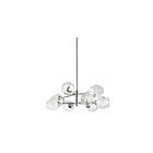 Dainolite ABI-268P-PC Abii 8-Lights 720W Polished Chrome LED Rod Pendant