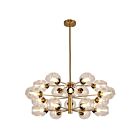 Dainolite ABI-3318C-VB-CHN Abii 18-Lights 720W Vintage Bronze 3-Tier Chandelier