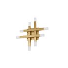 Dainolite ACS-1432W-AGB-FR Acasia 24W Aged Brass LED Wall Sconce