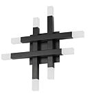 Dainolite ACS-1432W-MB-FR Acasia 24W Black LED Wall Sconce