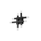 Dainolite ACS-1432W-MB-FR Acasia 24W Black LED Wall Sconce