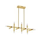 Dainolite ACS-4064HC-AGB-FR Acasia 48W Aged Brass LED Chandelier