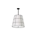Dainolite ALC-224P-MB Alcala 4-Lights 400W Matte Black LED Pendant