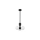 Dainolite AMA-153P-MB Amanda 3-Lights 75W Black Pendant
