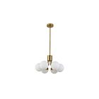 Dainolite AMA-186P-AGB Amanda 6-Lights 150W Aged Brass Pendant