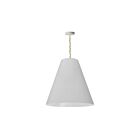 Dainolite Anaya ANA-L-AGB-790 1-Light White 100W LED Anaya Large Pendant