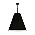 Dainolite Anaya ANA-L-MB-797 1-Light Black 100W LED Anaya Large Pendant