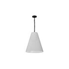 Dainolite Anaya ANA-M-MB-790 1-Light White 100W LED Anaya Medium Pendant