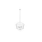 Dainolite ARC-226C-WH-SC Archello 6-Lights 360W Matte White LED Rod Chandelier
