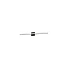 Dainolite ARL-3624LEDW-MB Arandel 1-Light Matte Black 24W LED Vanity