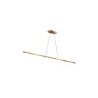 Dainolite ARY-4830LEDHP-AGB Array 1-Light 30W Aged Brass Cord Pendant