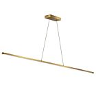 Dainolite ARY-4830LEDHP-AGB Array 1-Light 30W Aged Brass Cord Pendant