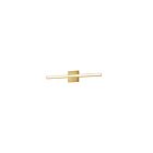 Dainolite ATA-2418LEDW-AGB Annita 1-Light 18W Aged Brass LED Vanity Light