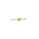 Dainolite ATA-2518LEDW-AGB Annita 1-Light 18W Aged Brass LED Vanity Light