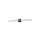 Dainolite ATA-3624LEDW-MB Annita 1-Light 24W Matte Black LED Vanity Light
