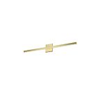 Dainolite ATA-3724LEDW-AGB Annita 1-Light 24W Aged Brass LED Vanity Light
