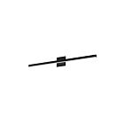 Dainolite ATA-3724LEDW-MB Annita 1-Light 24W Matte Black LED Vanity Light