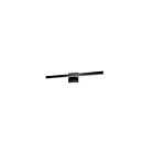 Dainolite ATA-418LEDW-MB Annita 1-Light 18W Matte Black LED Vanity Light
