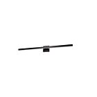 Dainolite ATA-424LEDW-MB Annita 1-Light 24W Matte Black LED Vanity Light