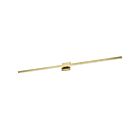 Dainolite ATA-436LEDW-AGB Annita 1-Light 36W Aged Brass LED Vanity Light