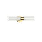 Dainolite BBA-192W-AGB Balbina 2-Lights 120W Aged Brass LED Wall Sconce