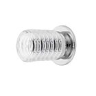 Dainolite BKY-61W-PC-CLR Berkley 1-Light 25W Clear and Polished Chrome LED Wall Sconce