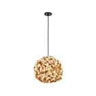 Dainolite BLY-161P-MB Bailey 1-Light 100W Natural Pendant