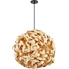 Dainolite BLY-241P-MB Bailey 1-Light 100W Natural Pendant