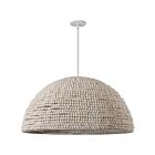 Dainolite BRE-354P-VW Breanne 1-Light 240W Vintage White LED Pendant