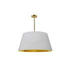 Dainolite BRY-L-AGB-692 Brynn 1-Light 100W Aged Brass Chain Pendant