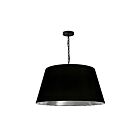 Dainolite BRY-L-BK-697 Brynn 1-Light 100W Black Chain Pendant