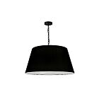 Dainolite BRY-L-BK-797 Brynn 1-Light Black Chain Pendant