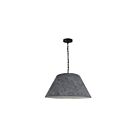 Dainolite Brynn BRY-M-BK-500 1-Light Grey 100W LED Brynn Meduim Pendant