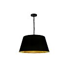 Dainolite BRY-M-BK-698 Brynn 1-Light 100W Black Chain Pendant