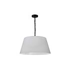 Dainolite BRY-M-BK-790 Brynn 1-Light Black Chain Pendant