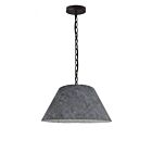 Dainolite Brynn BRY-S-BK-500 1-Light Grey 100W LED Brynn Small Pendant