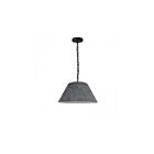 Dainolite Brynn BRY-S-BK-500 1-Light Grey 100W LED Brynn Small Pendant