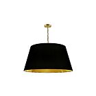 Dainolite BRY-XL-AGB-698 Brynn 1-Light 100W Aged Brass Chain Pendant