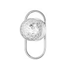 Dainolite BUR-121W-PC-CLR Burlat 1-Light 25W White and Polished Chrome LED Wall Sconce