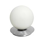 Dainolite BUR-131T-PC-WH Burlat 1-Light 60W Polished Chrome LED Table Lamp