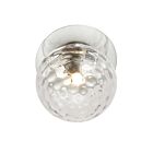 Dainolite BUR-131W-PC-CLR Burlat 1-Light 60W Clear and Polished Chrome LED Wall Sconce